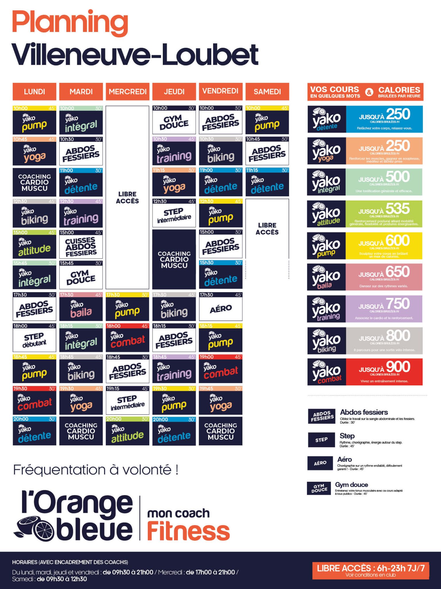 742 planning salle de sport villeneuve loubet