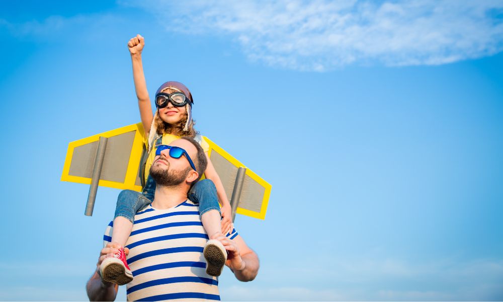 un pere et son enfant