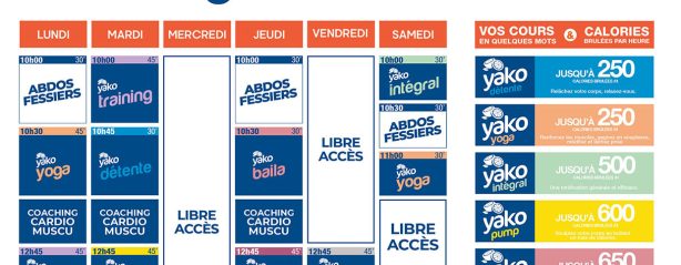 71 planning salle de sport chateaugiron