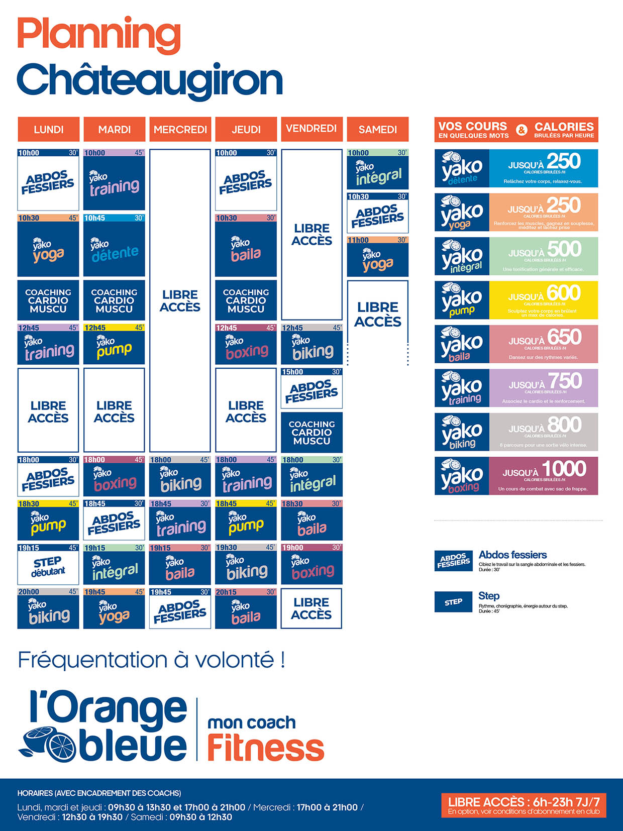 71 planning salle de sport chateaugiron