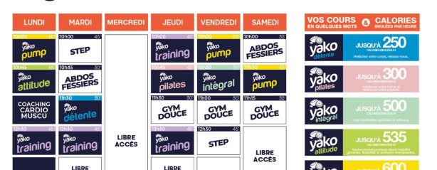 745 planning salle de sport migné auxances