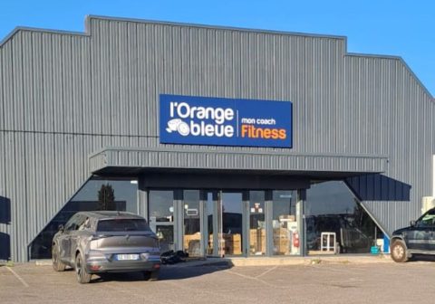 facade salle de sport lorange bleue migne auxances