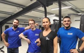 equipe lorange bleue ligne