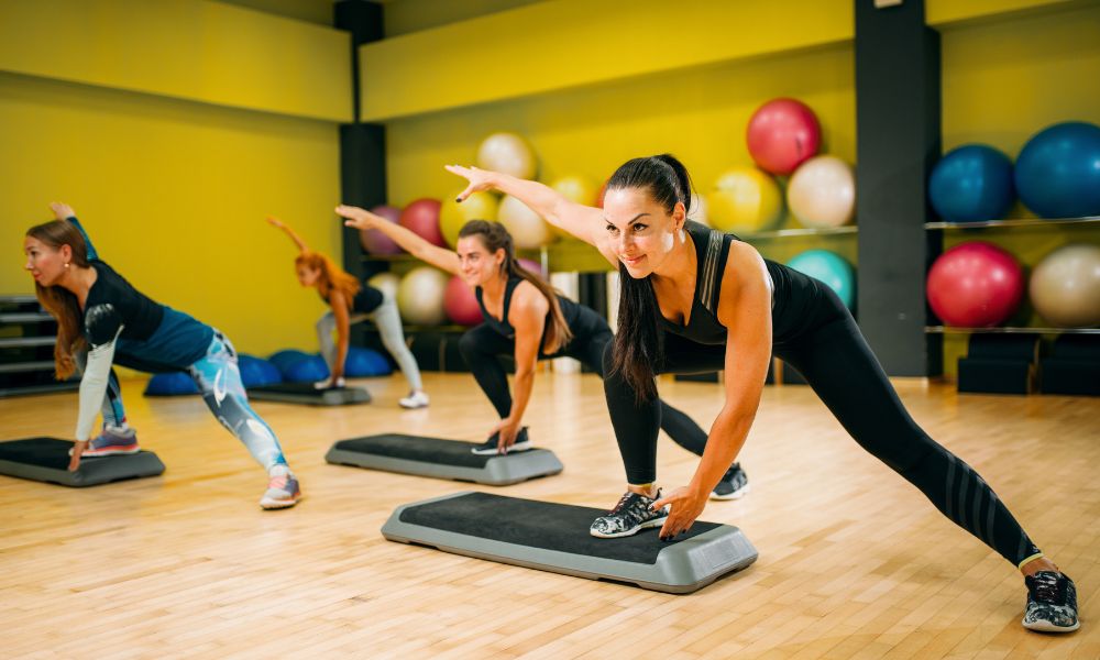 cours de step femmes