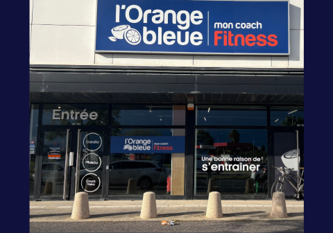 facade lorange bleue canet en roussillon