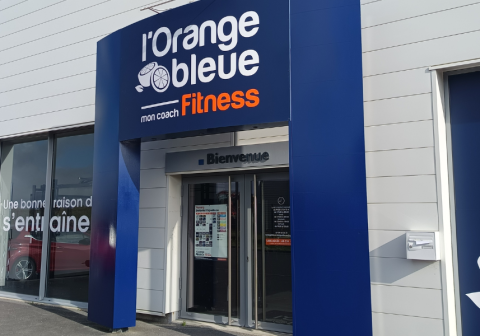 facade salle de sport lorange bleue bretteville lorgueilleuse
