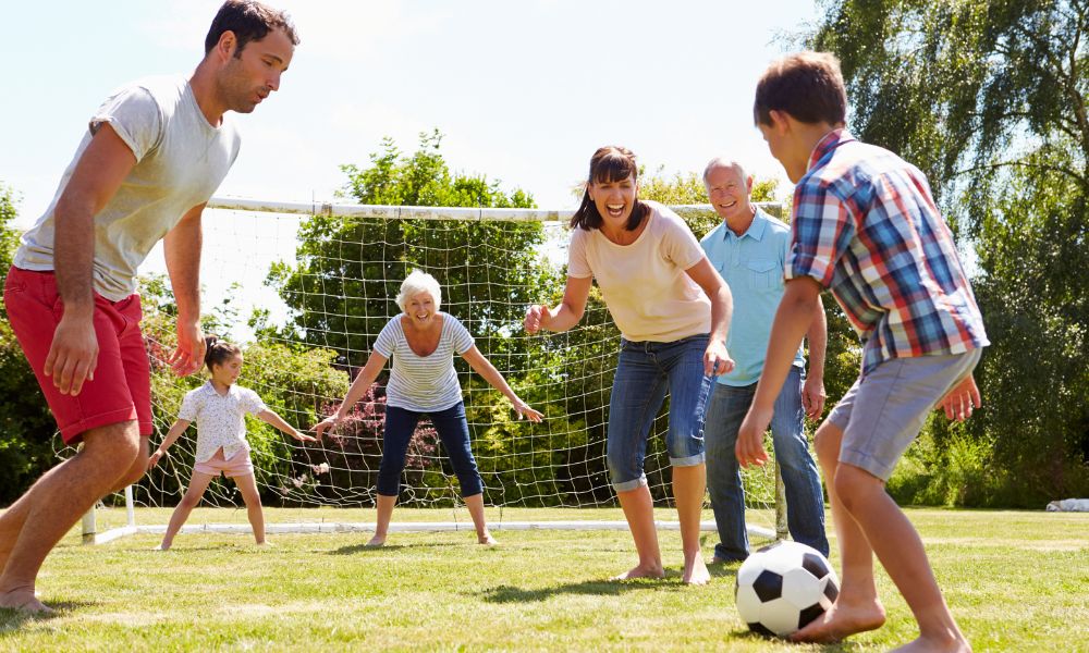 foot en famille