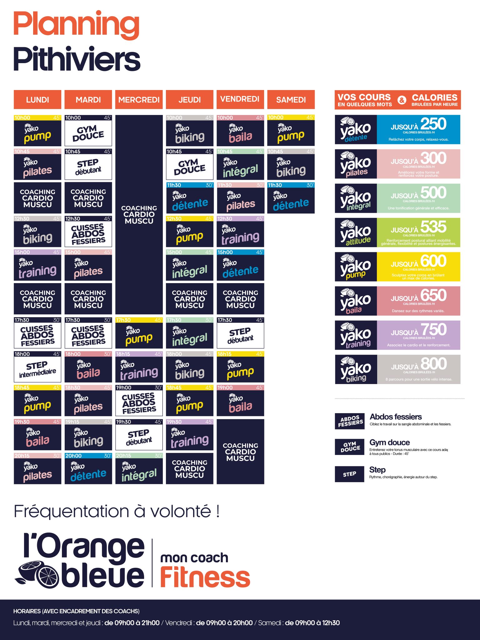802 planning salle de sport pithiviers