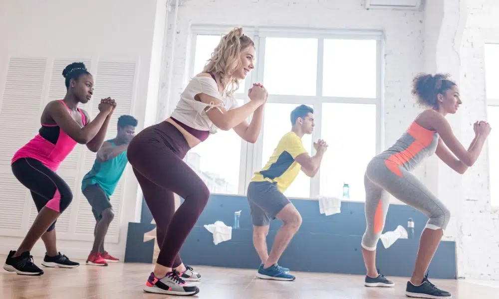 clase dirigida de zumba
