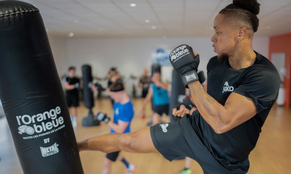cours de boxe debutant lorange bleue