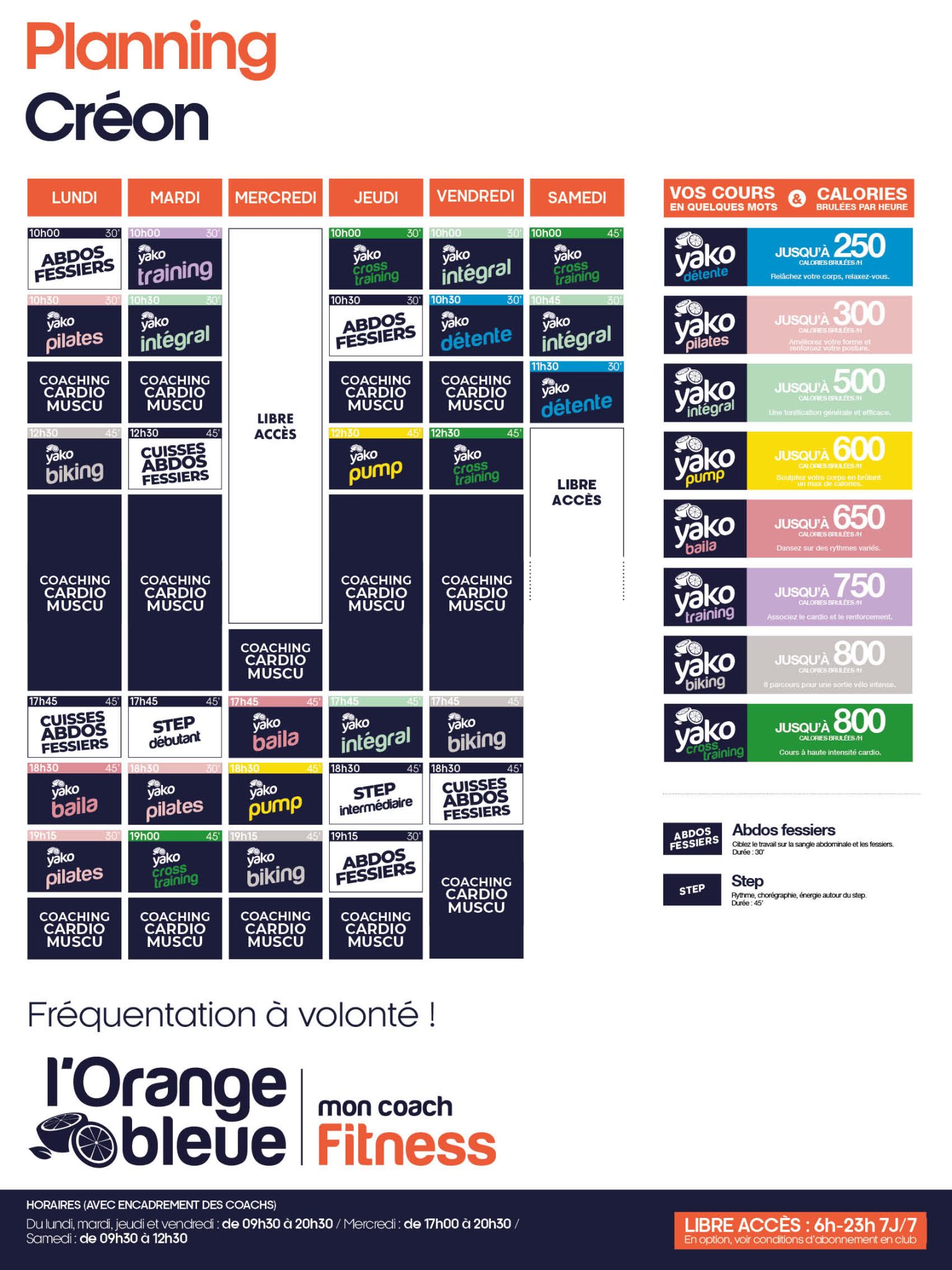 807 planning salle de sport creon