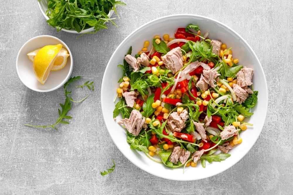 ensalada de atún proteica