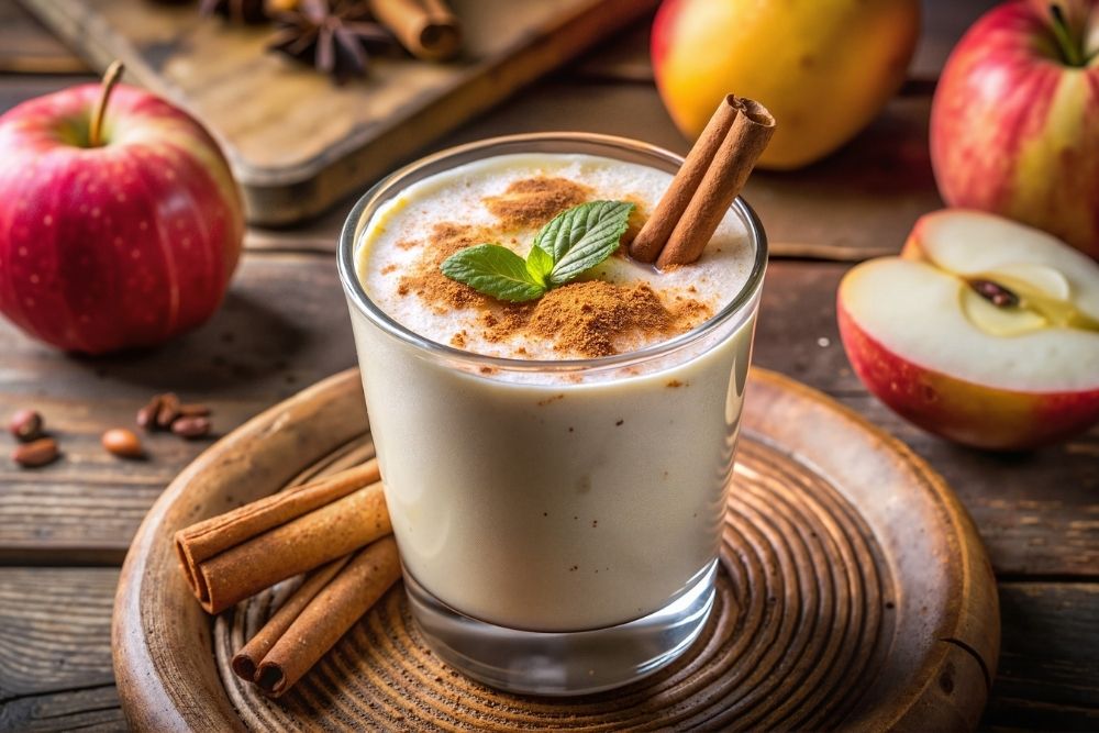 smoothie de manzana y canela