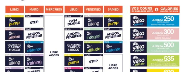 811 planning salle de sport orgeval