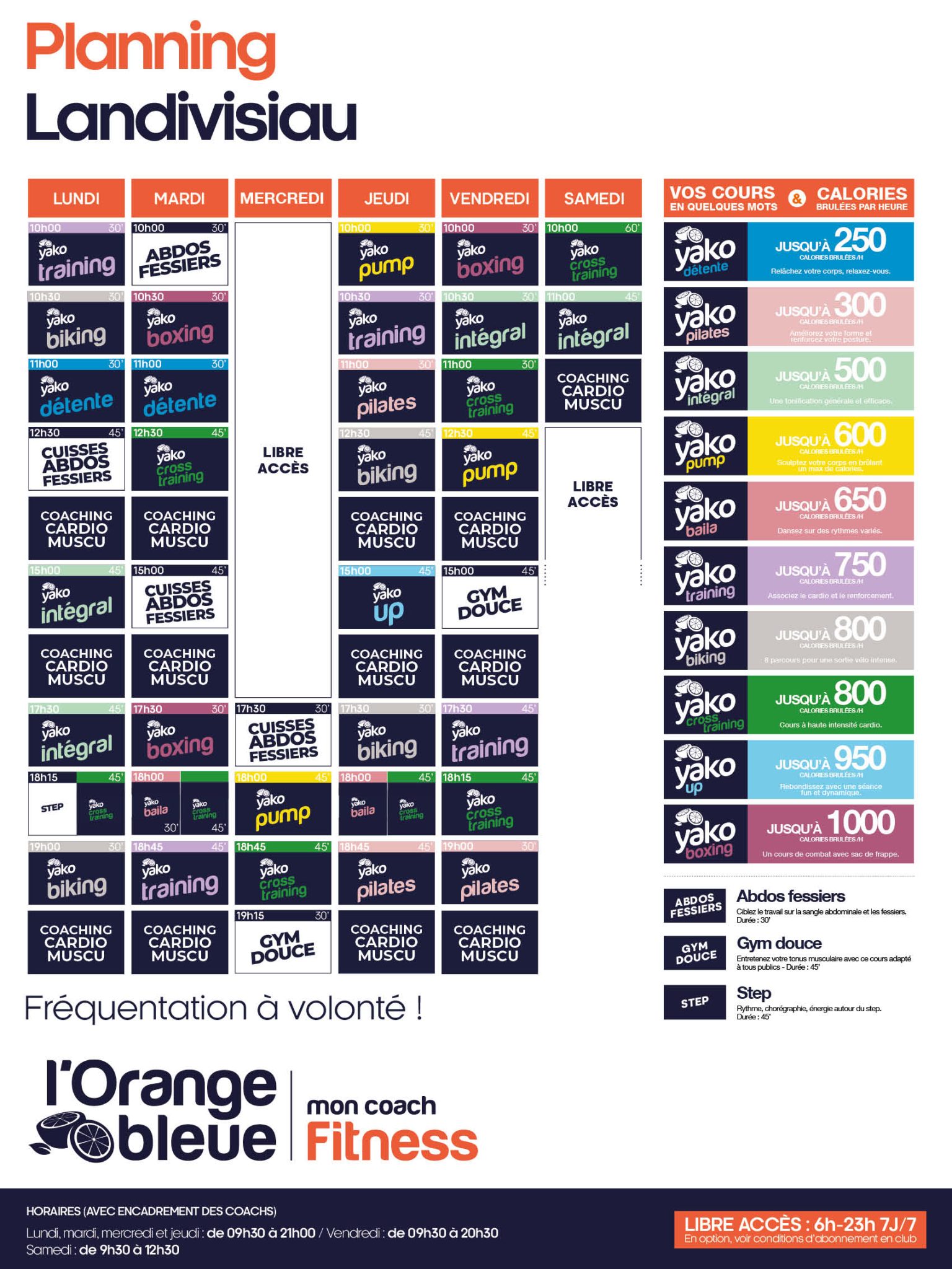137 planning salle de sport landivisiau