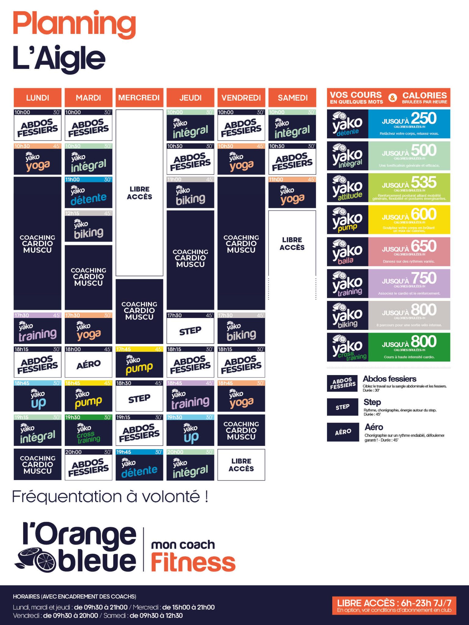 160 planning salle de sport laigle