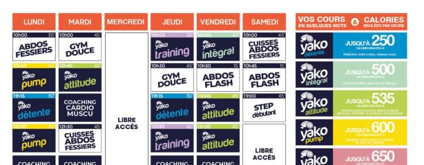 177 planning salle de sport caen mondeville