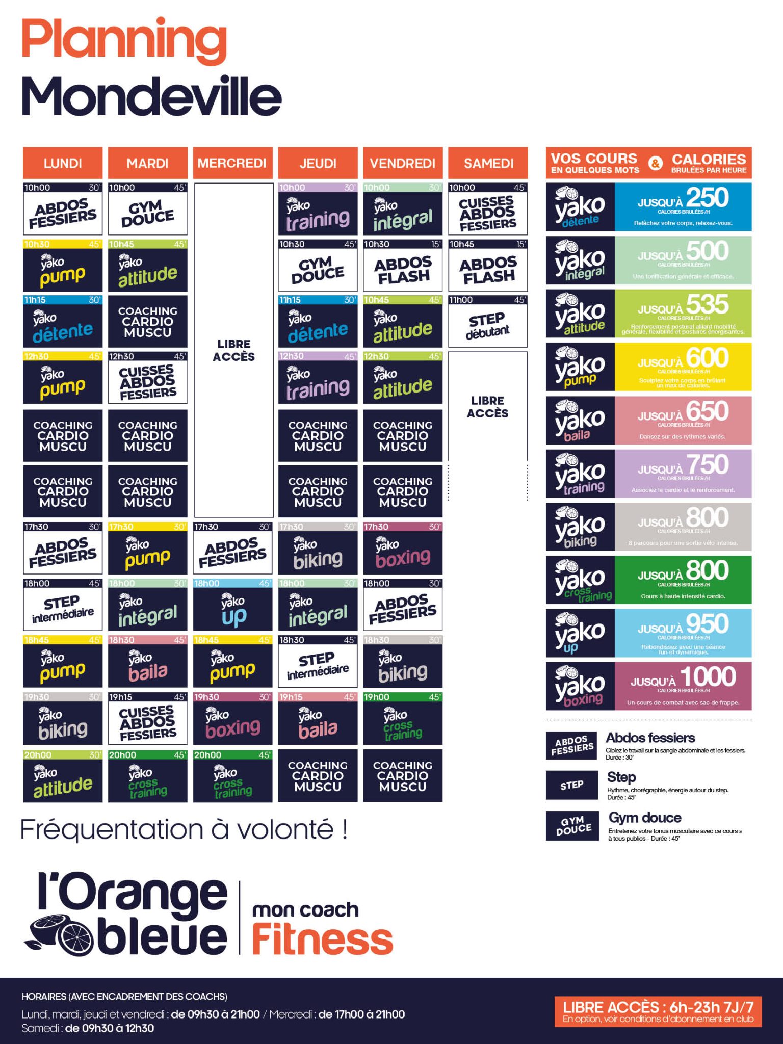 177 planning salle de sport caen mondeville