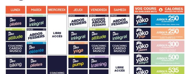 18 planning salle de sport argentan