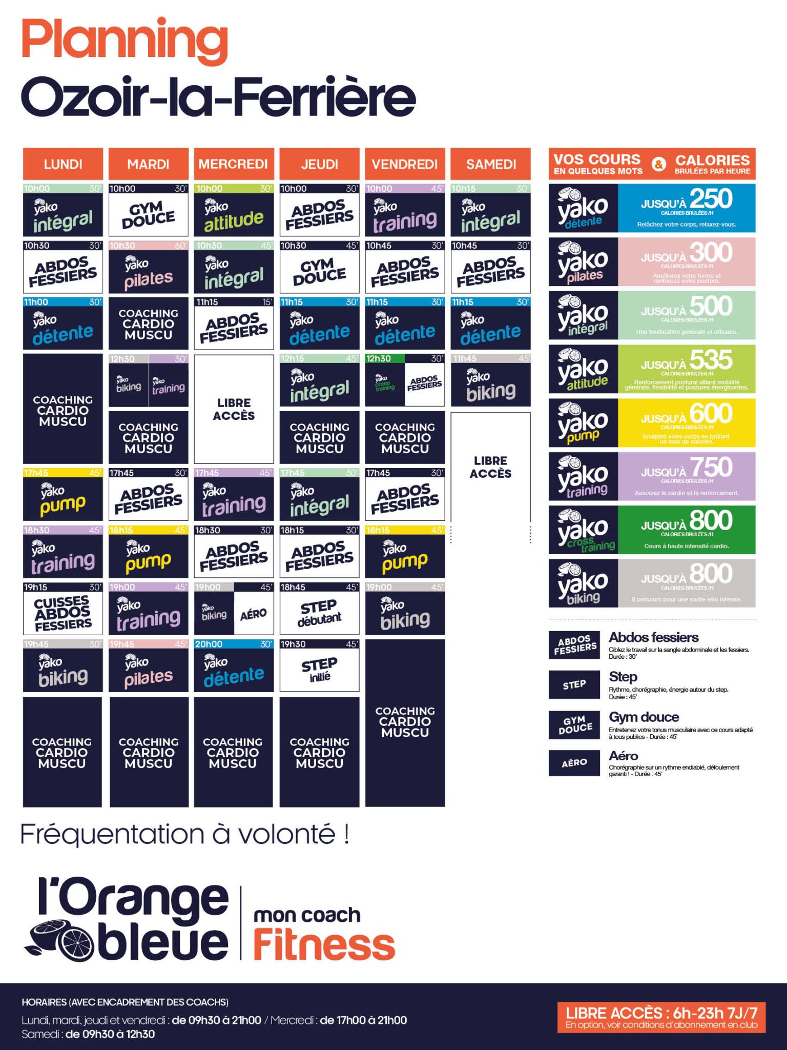198 planning salle de sport ozoir la ferriere