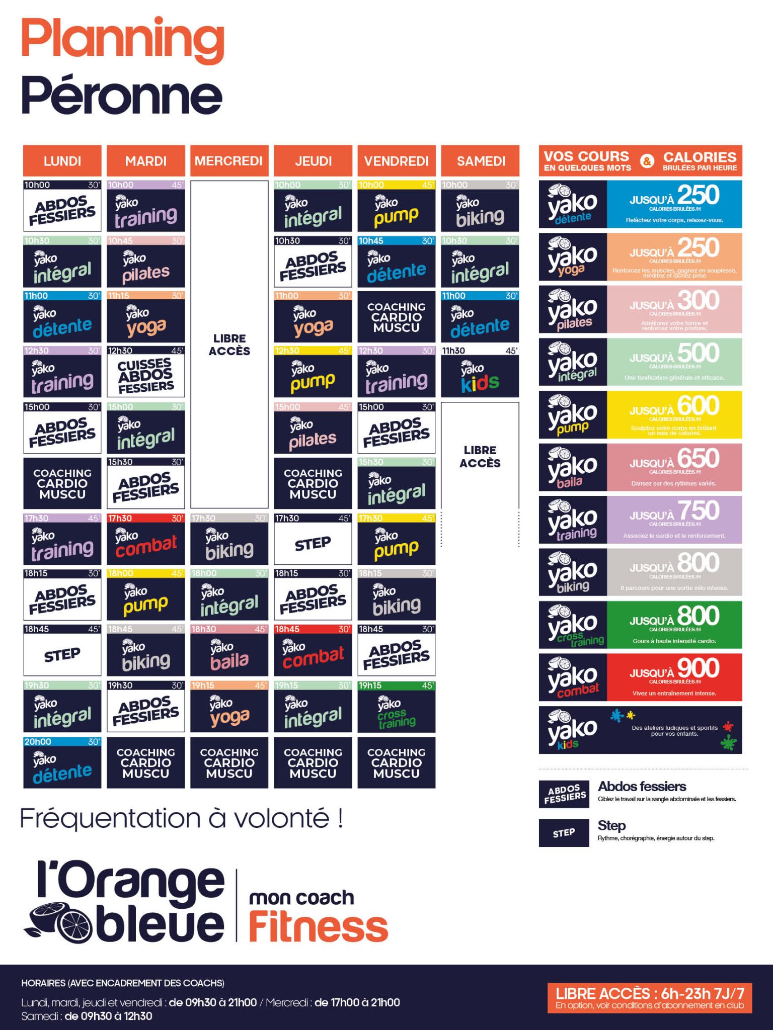 215 planning salle de sport peronne