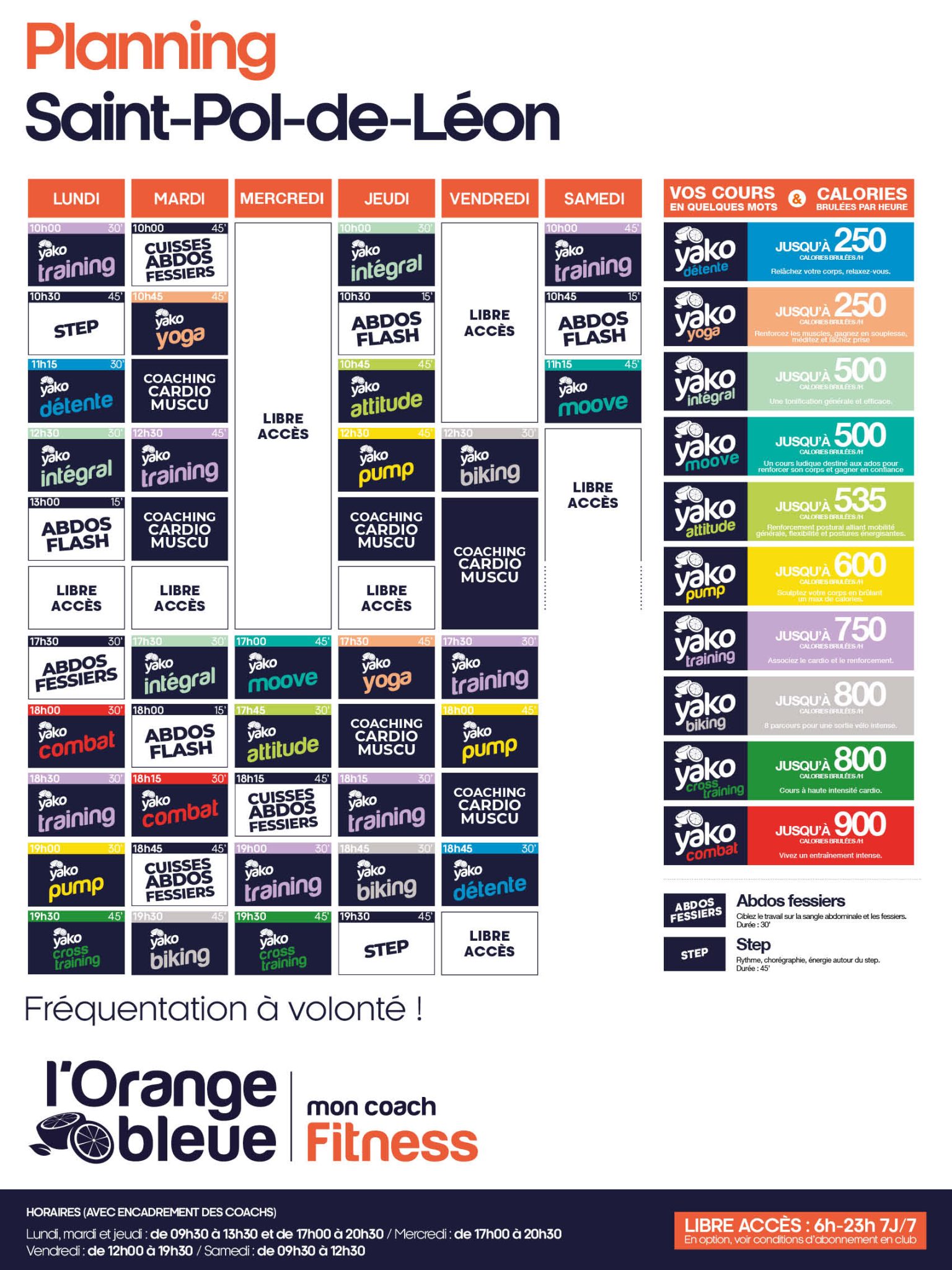 252 planning salle de sport saint pol de leon