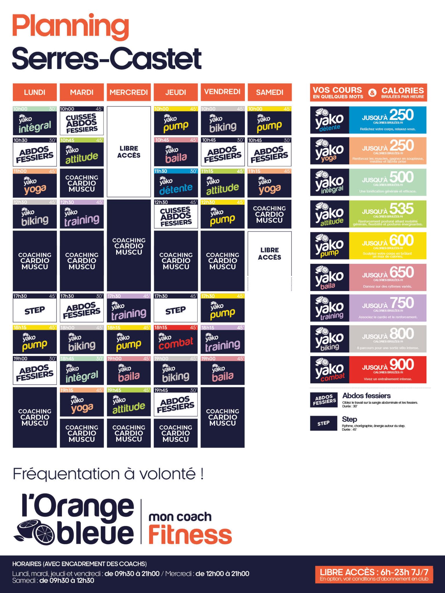 263 planning salle de sport serres castet