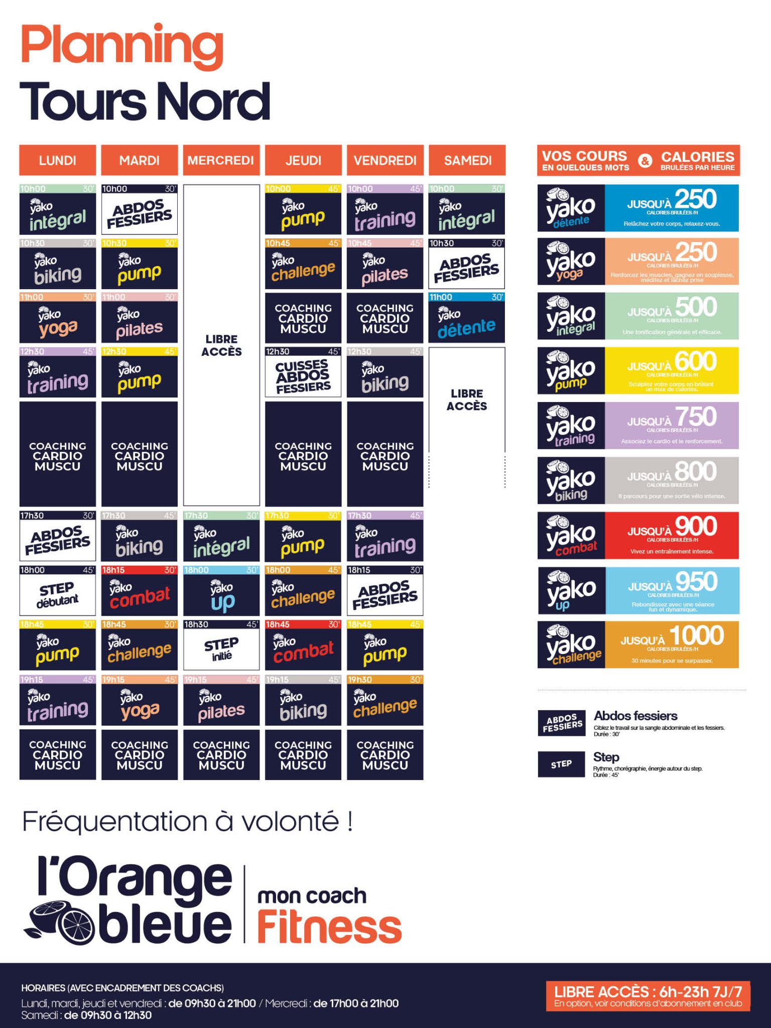 279 planning salle de sport tours nord