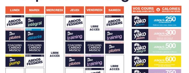 30 planning salle de sport beaupreau en mauges
