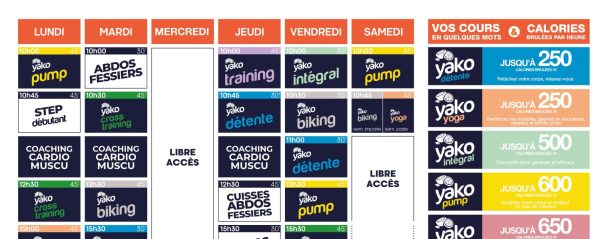 32 planning salle de sport betton