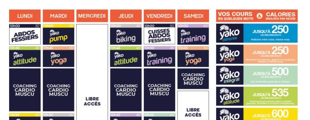 327 planning salle de sport dole