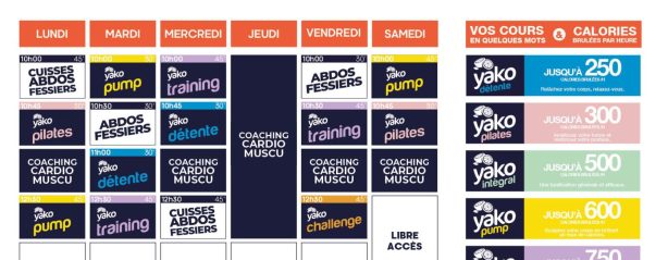348 planning salle de sport ruffec
