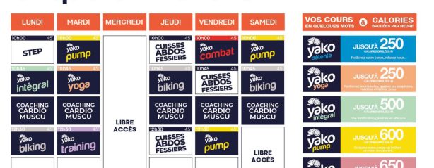 395 planning salle de sport criquetot lesneval