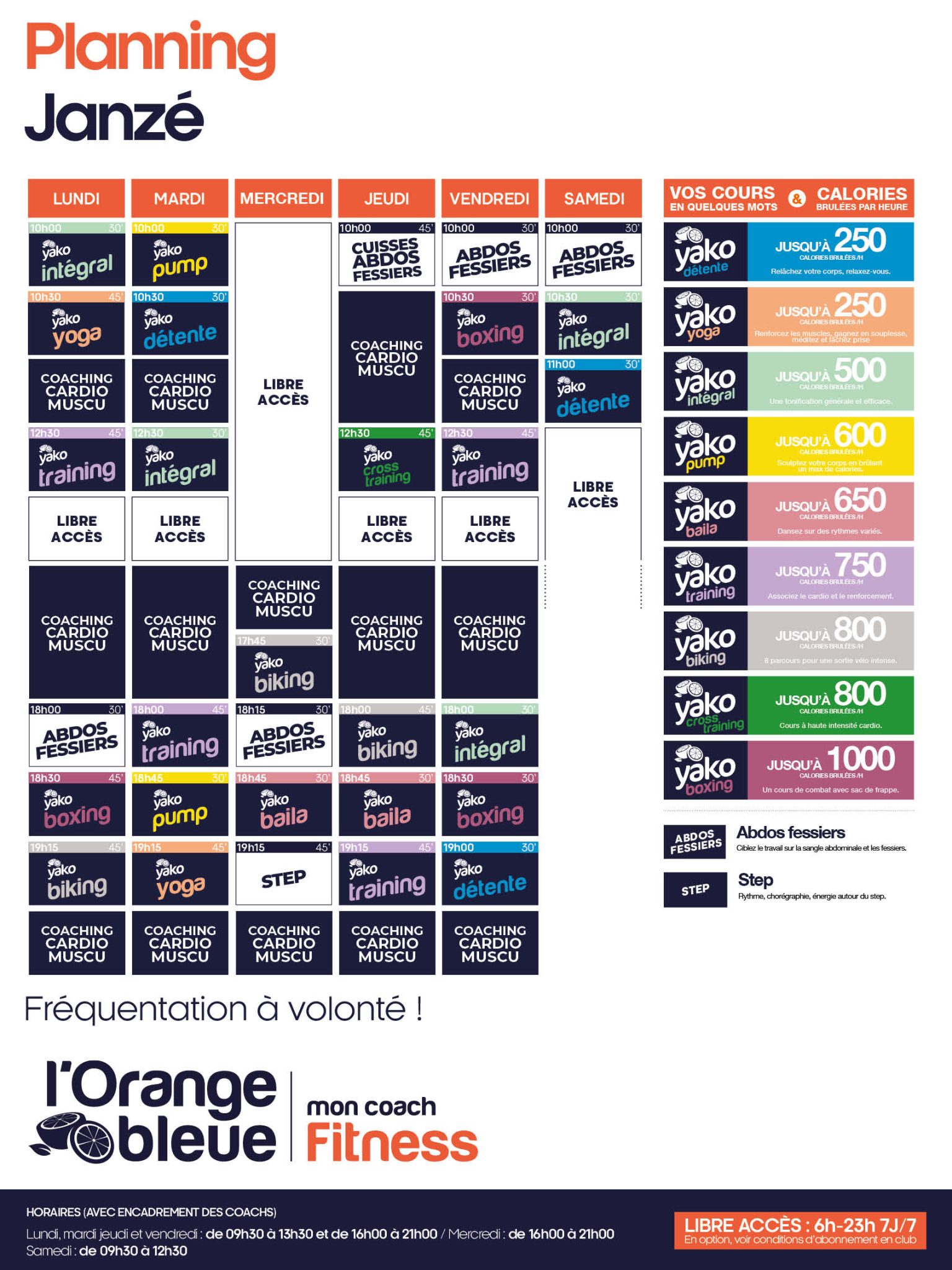 442 planning salle de sport janze