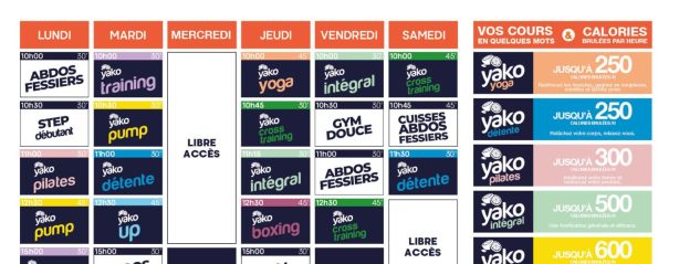 464 planning salle de sport libourne