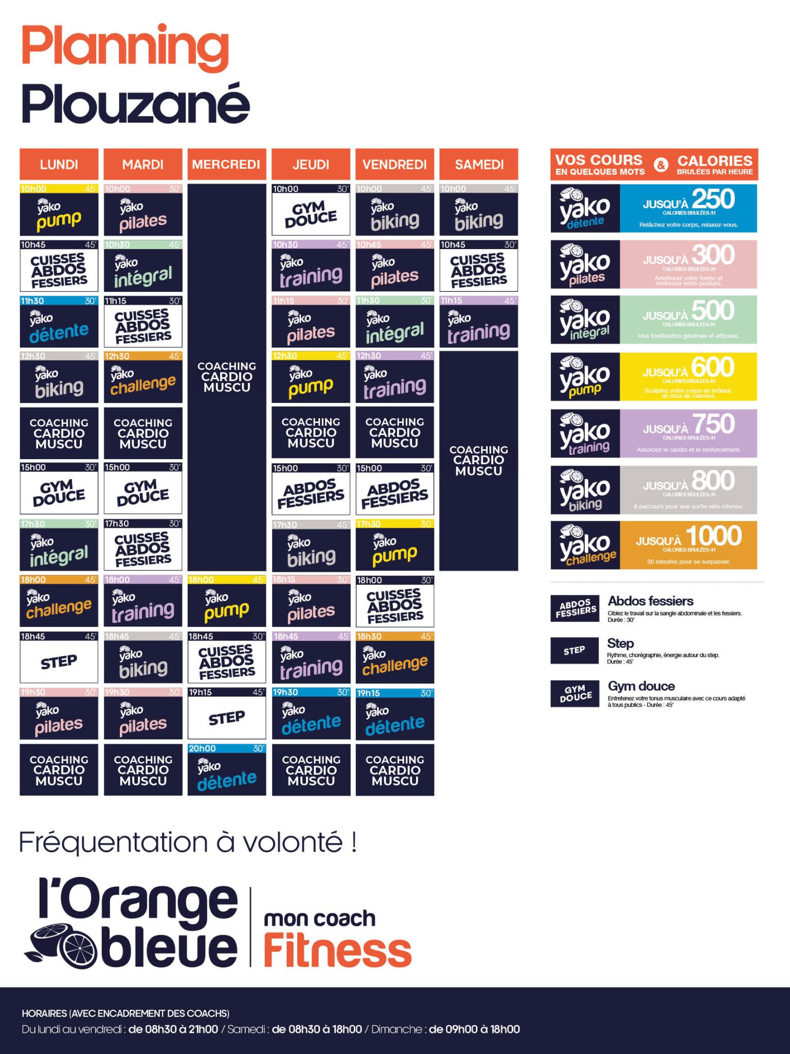 472 planning salle de sport plouzane