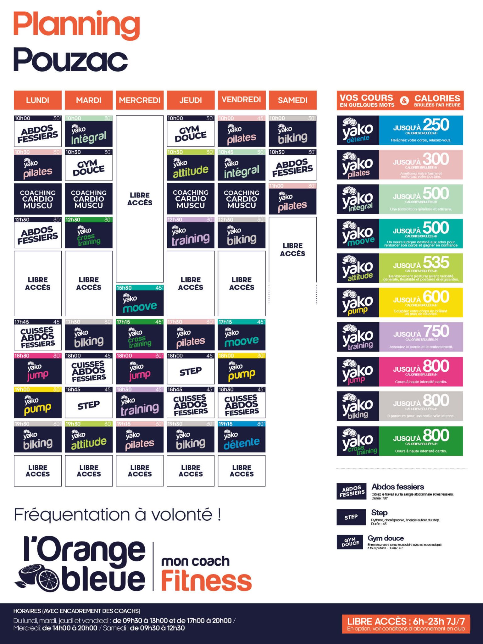 474 planning salle de sport bagneres de bigorre pouzac