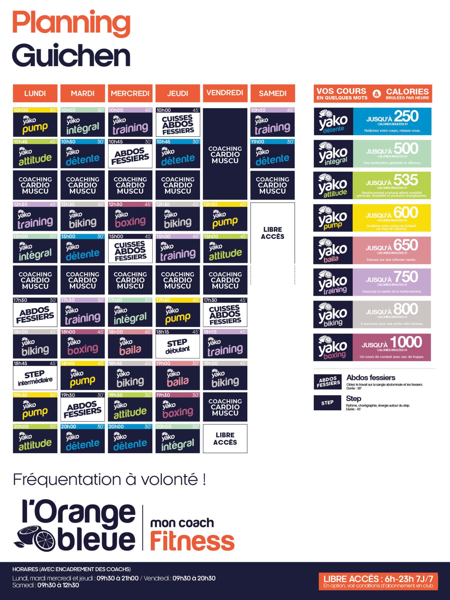 475 planning salle de sport guichen