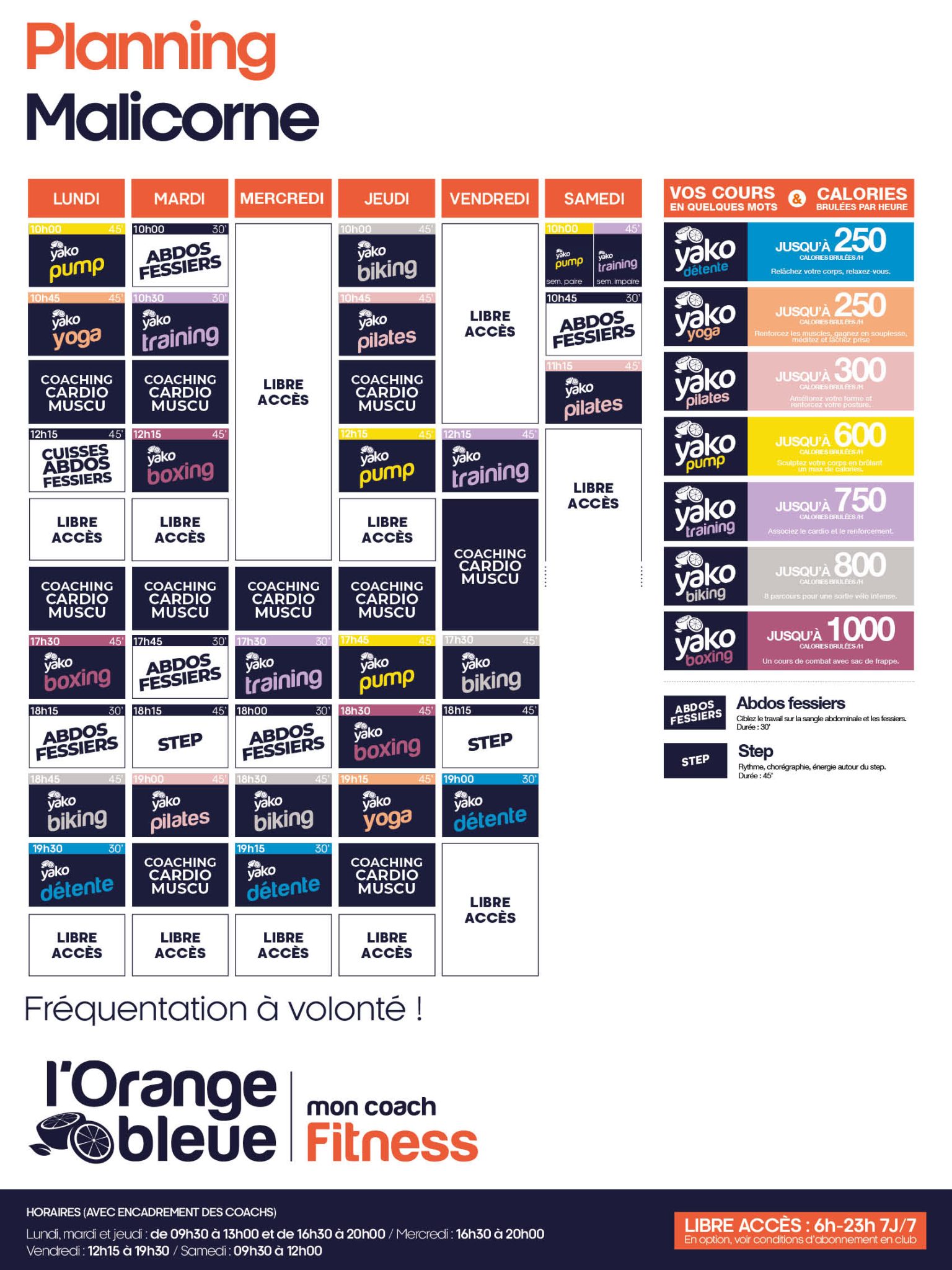 519 planning salle de sport malicorne commentry