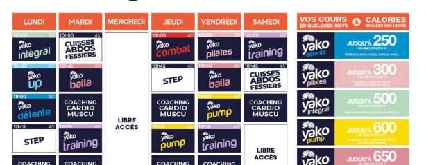 533 planning salle de sport tourcoing