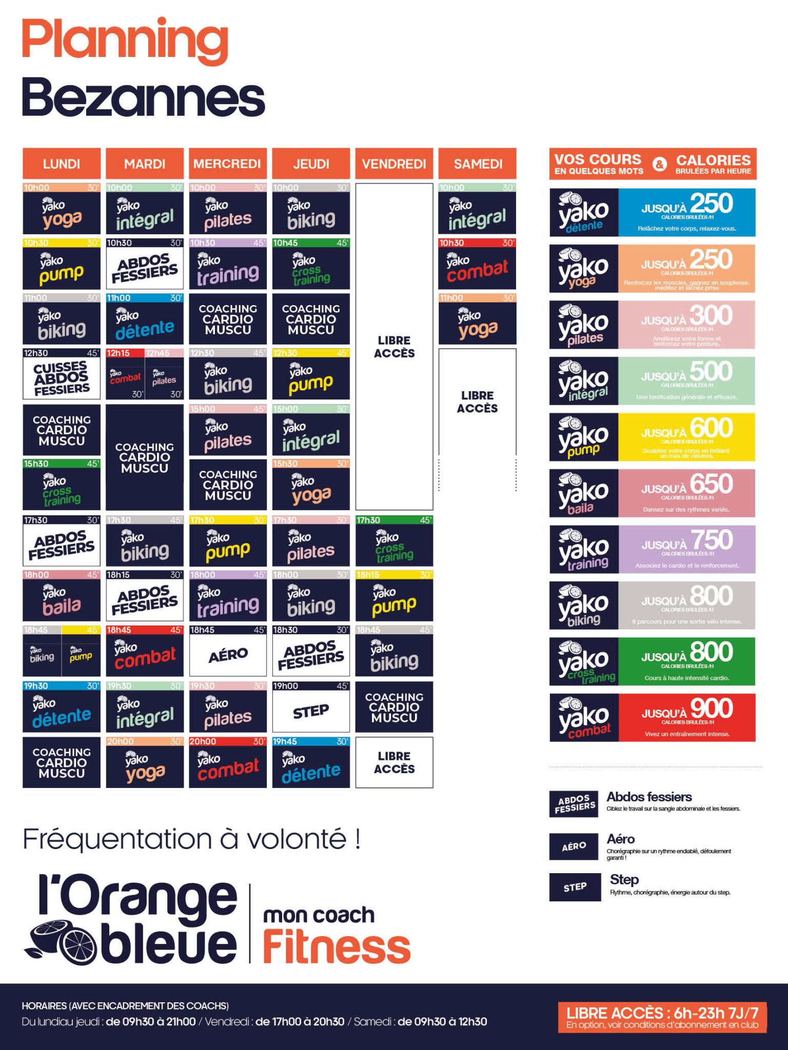 566 planning salle de sport bezannes