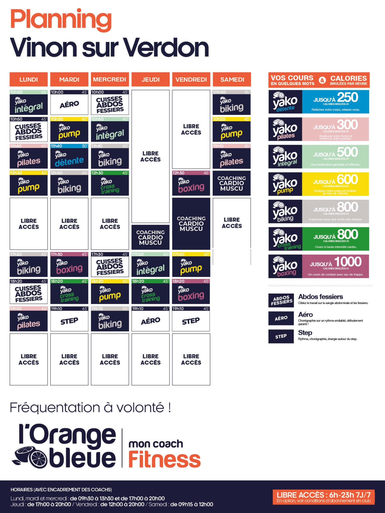 588 planning salle de sport vinon sur verdon