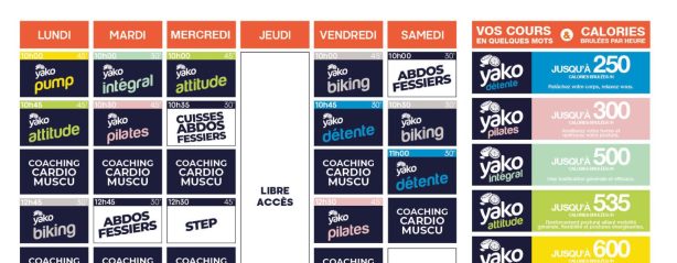 611 planning salle de sport malestroit