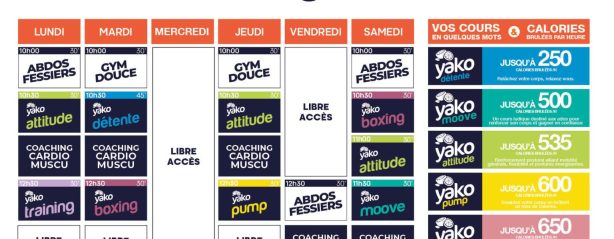 624 planning salle de sport saint pierre en auge