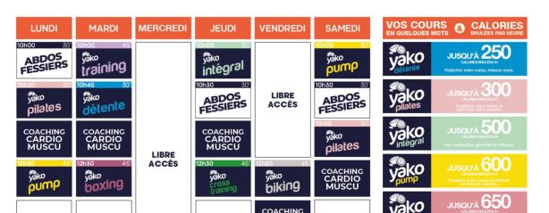 650 planning salle de sport derval