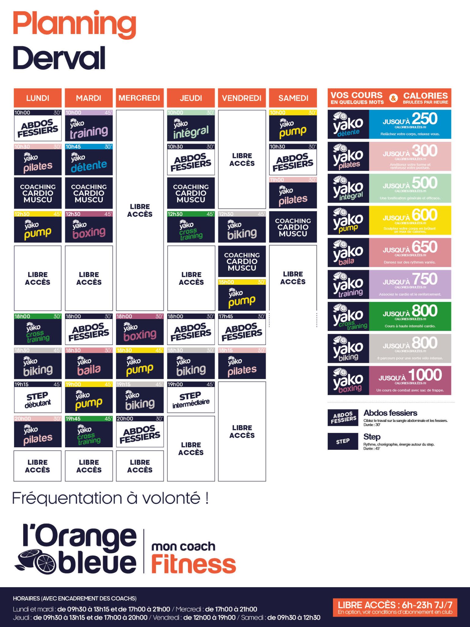 650 planning salle de sport derval