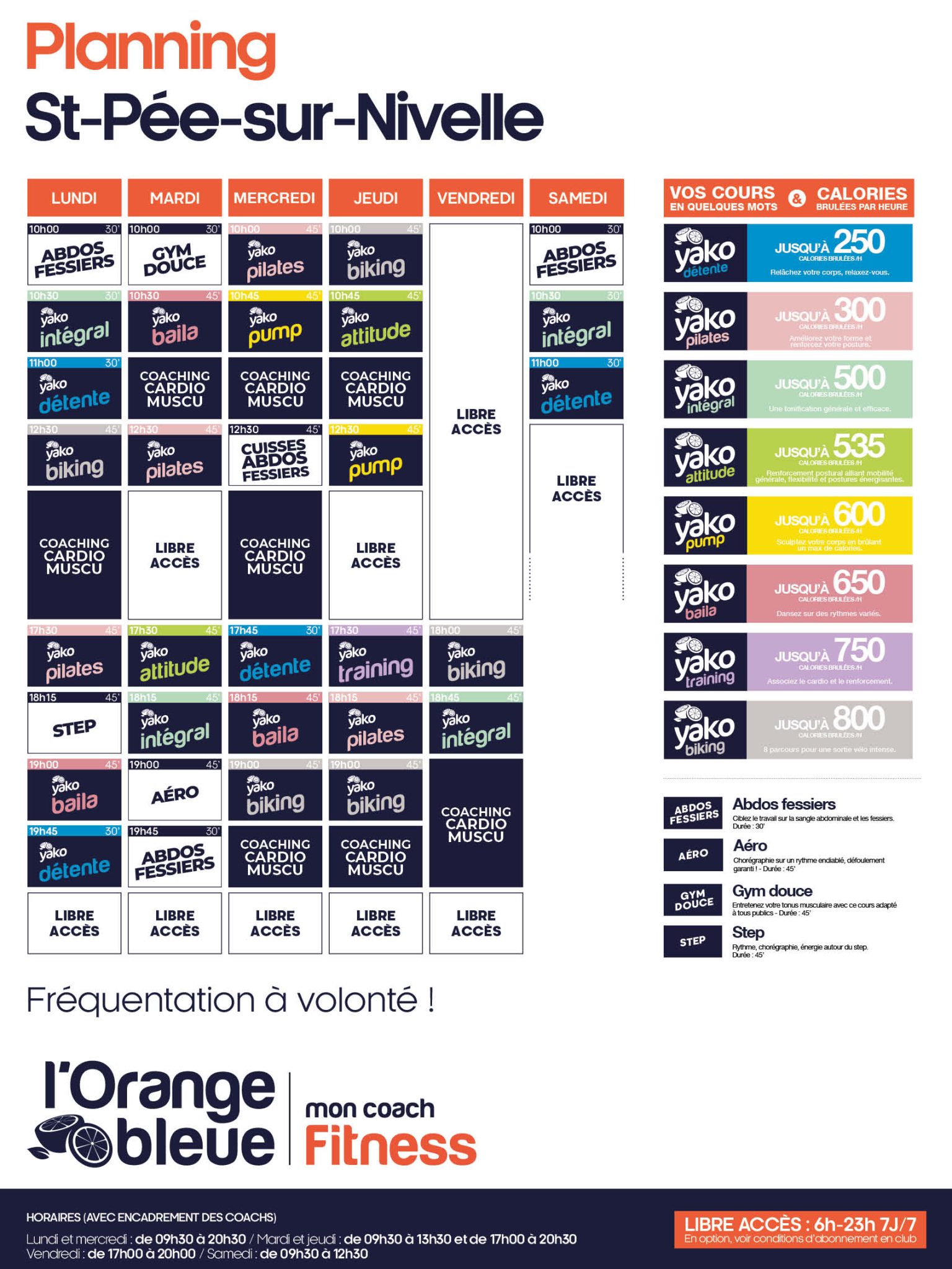 704 planning salle de sport saint pee sur nivelle