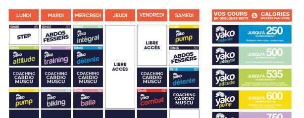 709 planning salle de sport hasparren