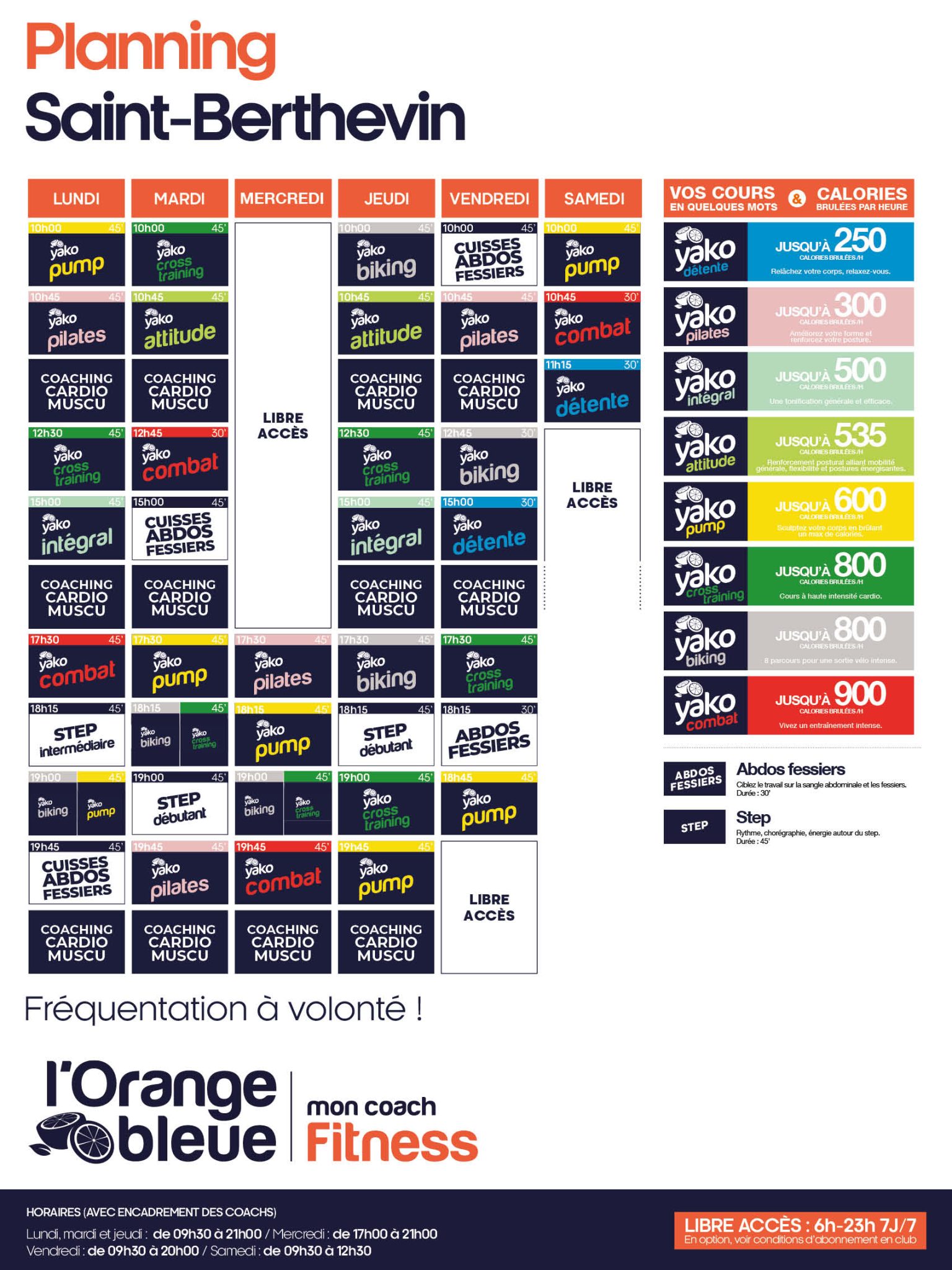 714 planning salle de sport st berthevin