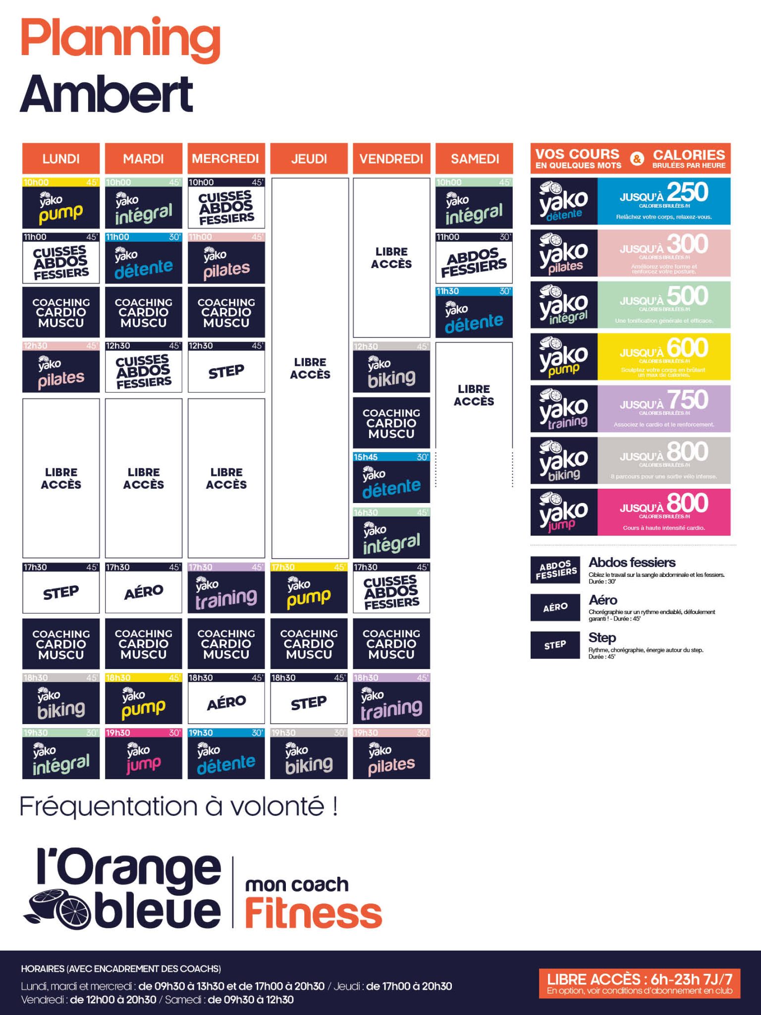 723 planning salle de sport ambert